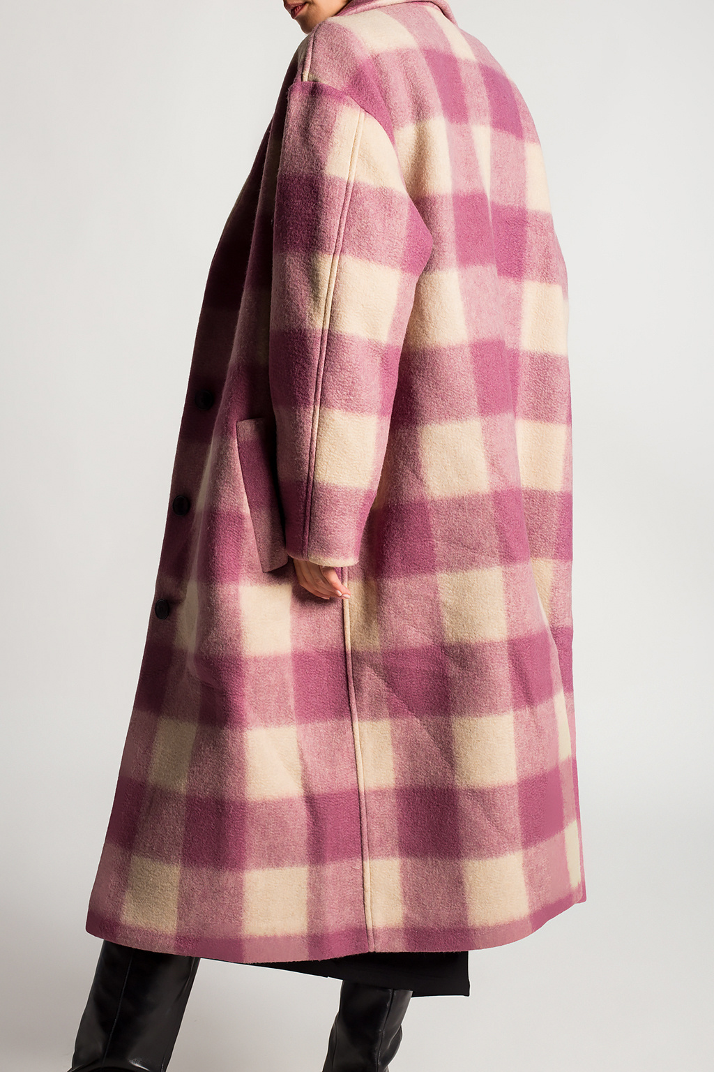 Checked coat Isabel Marant Etoile - SchaferandweinerShops Japan